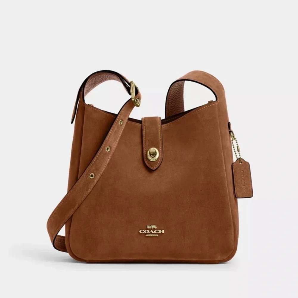 ✨ Coach Hadley Convertible Crossbody Bag in Suede ✨